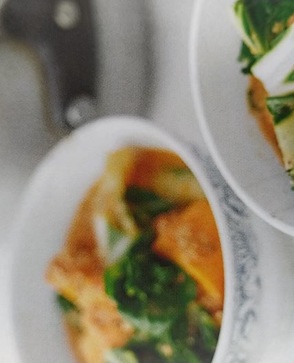 Chard, sweet potato & peanut stew