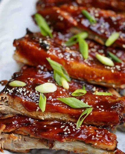 BBQ Ribs in the Oven then Grill Recipe