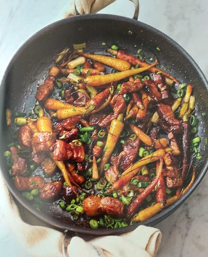 STICKY PORK STIR-FRY
