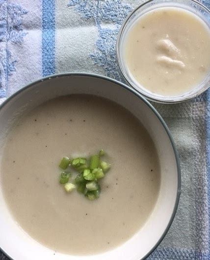High Protein Cauliflower Garlic Soup