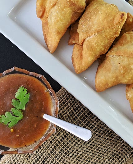 Simple Sweet & Spicy Tamarind Sauce / Imli Chutney 