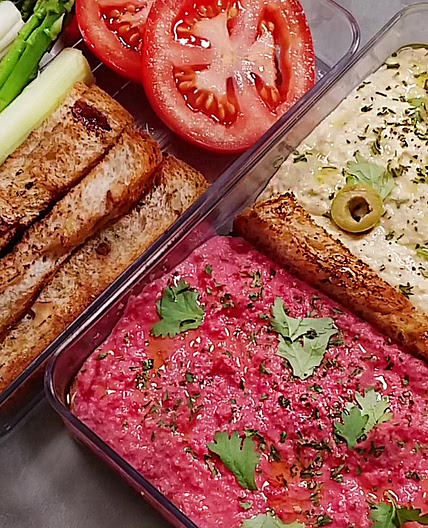 ★다이어트 도시락★ 초간단 병아리콩 후무스(hummus) 만들기~
