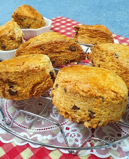 에어프라이어로 만드는 핫케이크 스콘 레시피