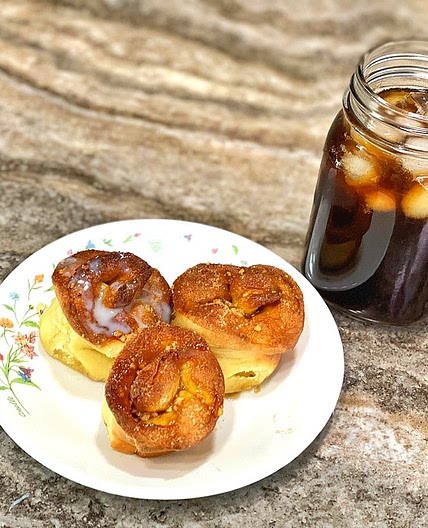 [에어프라이어]호떡믹스로 만드는 시나몬롤빵