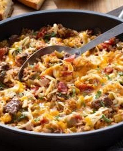 Ground Beef and Rice Skillet