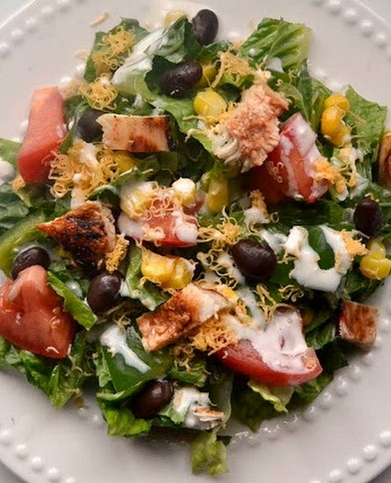 Barbeque Chicken Mason Jar Salads