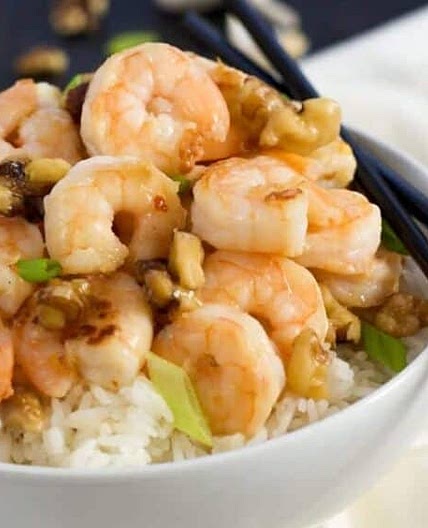 Honey Shrimp with Broccoli