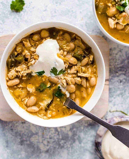 (Easy) Spicy White Chicken Chili