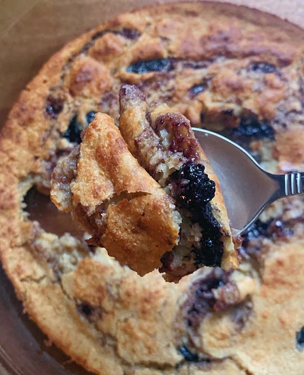 Baked Jam Swirled Oats