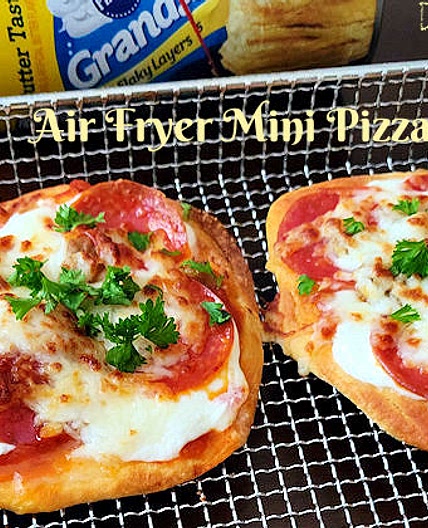 Easy Air Fryer Pizzas (Using Pillsbury biscuits)