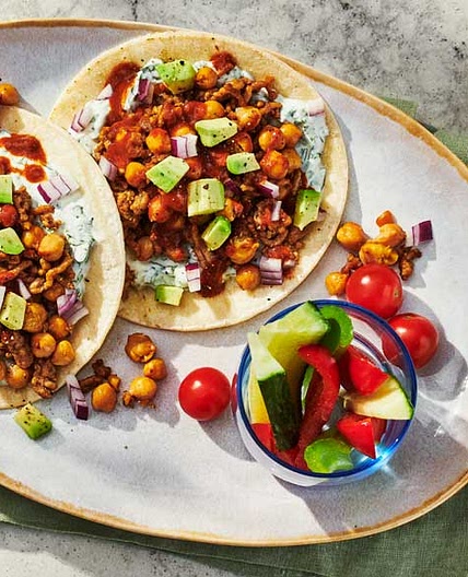 Pork & Chickpea Tostadas