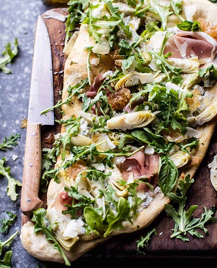 Artichoke Ricotta Flatbread