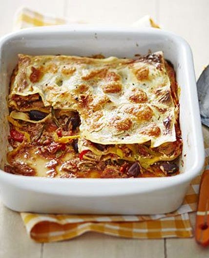 Sicilian-style tuna lasagne