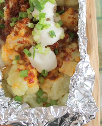 Loaded Campfire Cauliflower Camping Recipe