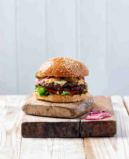 The full works burger