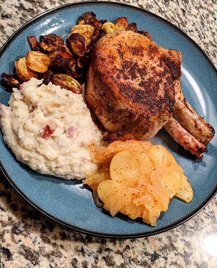 Double Rib Sous Vide Pork Chop
