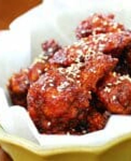 Korean Fried Chicken {Yangnyeom Chicken}