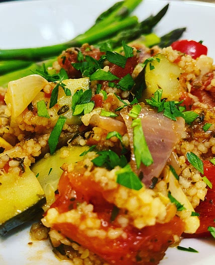 Ratatouille with Couscous
