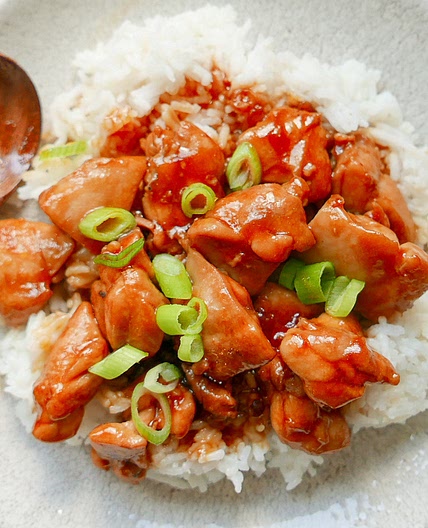 Sweet Bourbon Chicken Recipe That's Our Favorite Dinner Dish