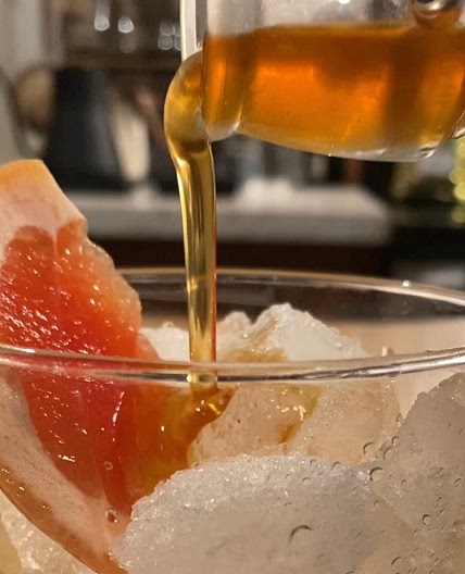 Ginger Cascara Simple Syrup
