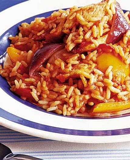 Italian rice with chicken
