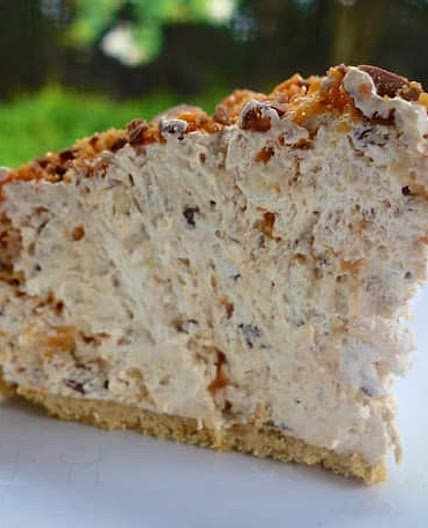 No Bake Butterfinger Pie