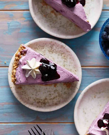 No-Bake Blueberry Cheesecake