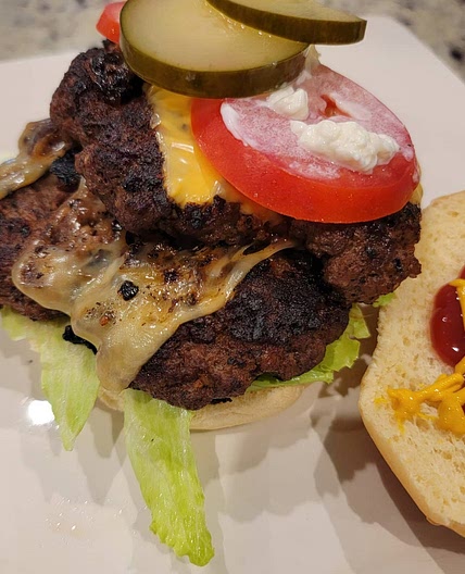 My Oklahoma "Style" Double Decker Onion Burger 🍔