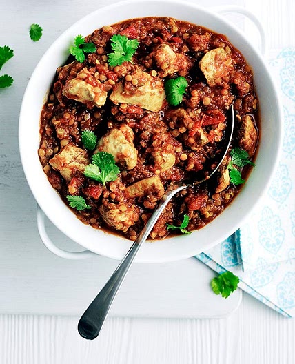 Chicken dhansak