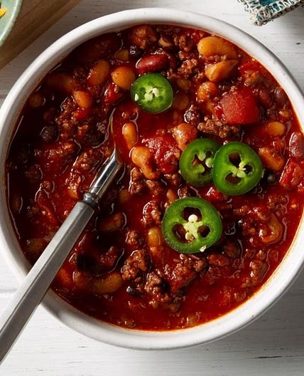 Pressure-Cooker Five-Bean Chili
