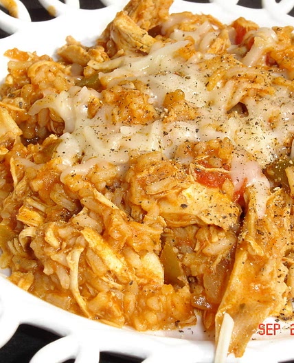 Mexican Chicken Cheese and Rice