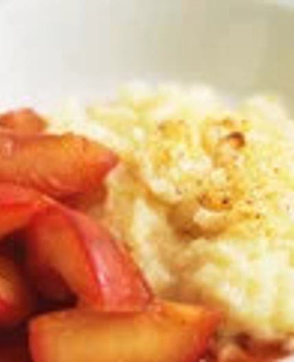 Lemon-scented rice pudding