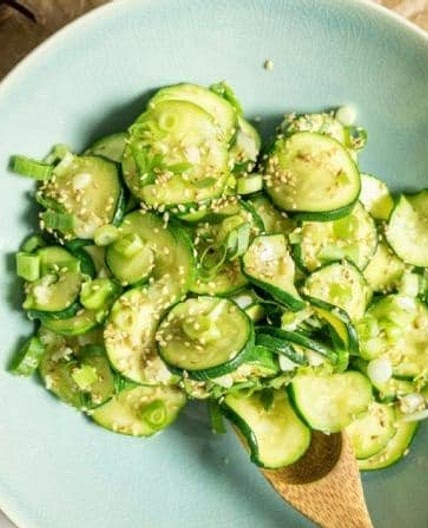 Korean Chilled Zucchini Sides