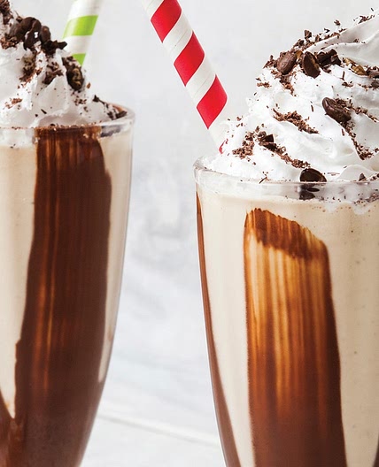 Rich Vegan Tahini Coffee Shake with Dark Chocolate