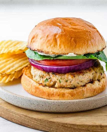 Ground Chicken Burgers