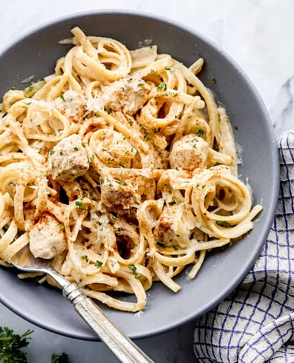 One Pot Cajun Chicken Alfredo Pasta