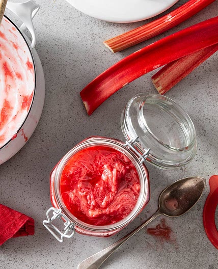 Rabarber koken (voor rabarbercompote)