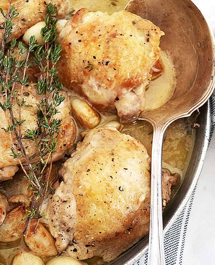 Rustic Chicken with Garlic Gravy