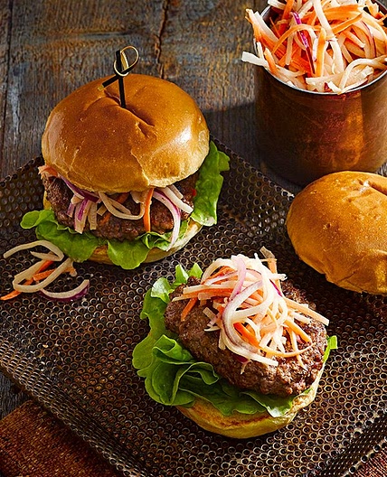 Quick Korean burgers