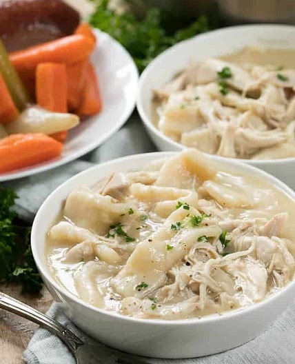 Old Fashioned Chicken and Dumplings