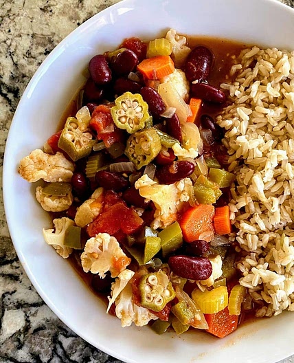 Vegan Gumbo - Kathy's Vegan Kitchen