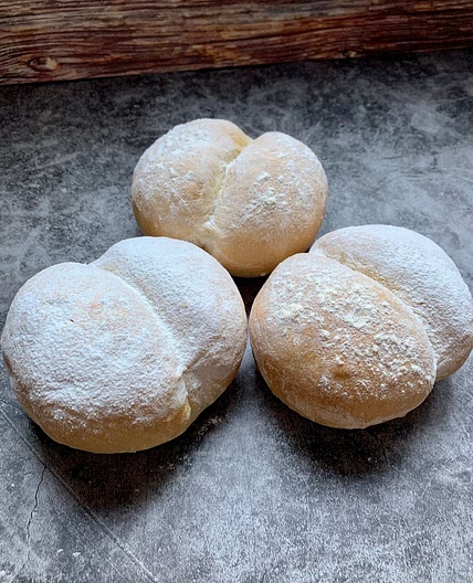 Pan sobado con prefermento Biga 45%