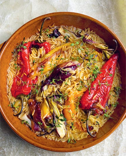 ORZO, PEPPERS
