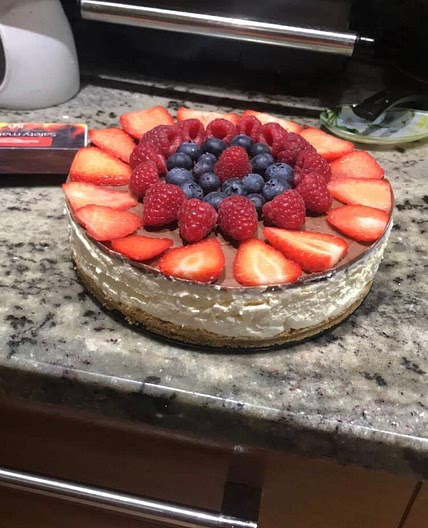 No bake simple cheesecake
