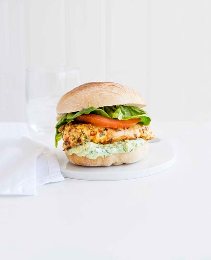 Lime and chilli chicken sandwich