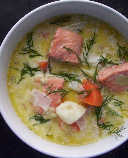 Lohikeitto - Finnish salmon soup