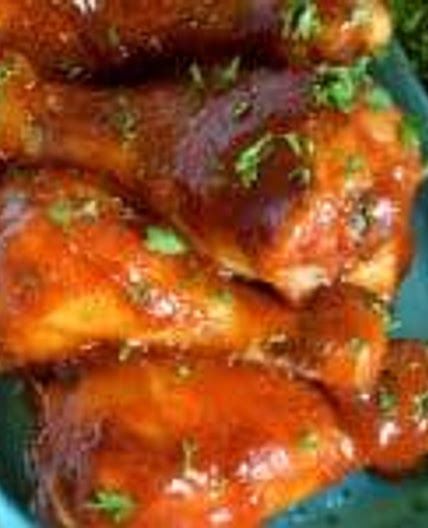 SWEET AND STICKY CHICKEN DRUMSTICKS