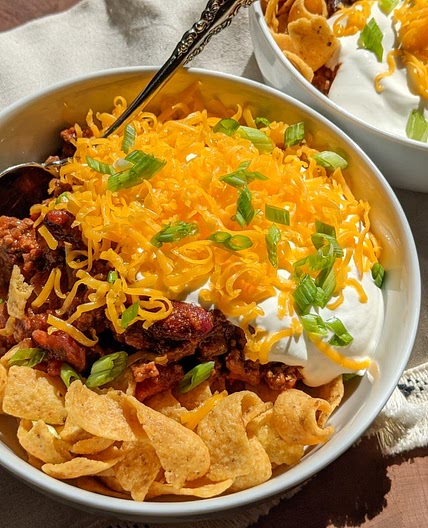 Frito Pie with Beef Chili