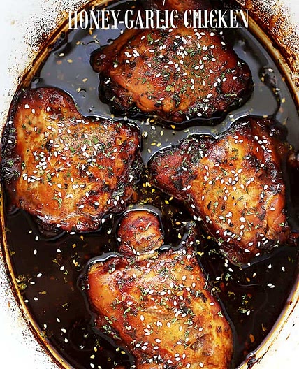 Crock Pot Honey Garlic Chicken