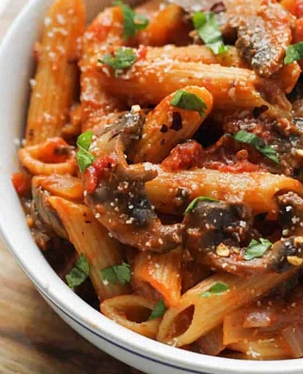 Tomato/Mushroom Pasta